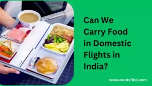 Read more about the article Can We Carry Food in Domestic Flights in India?