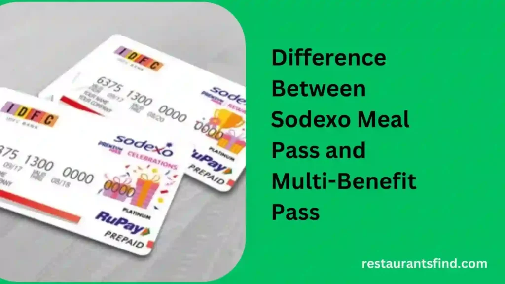 Difference Between Sodexo Meal Pass and Multi-Benefit Pass