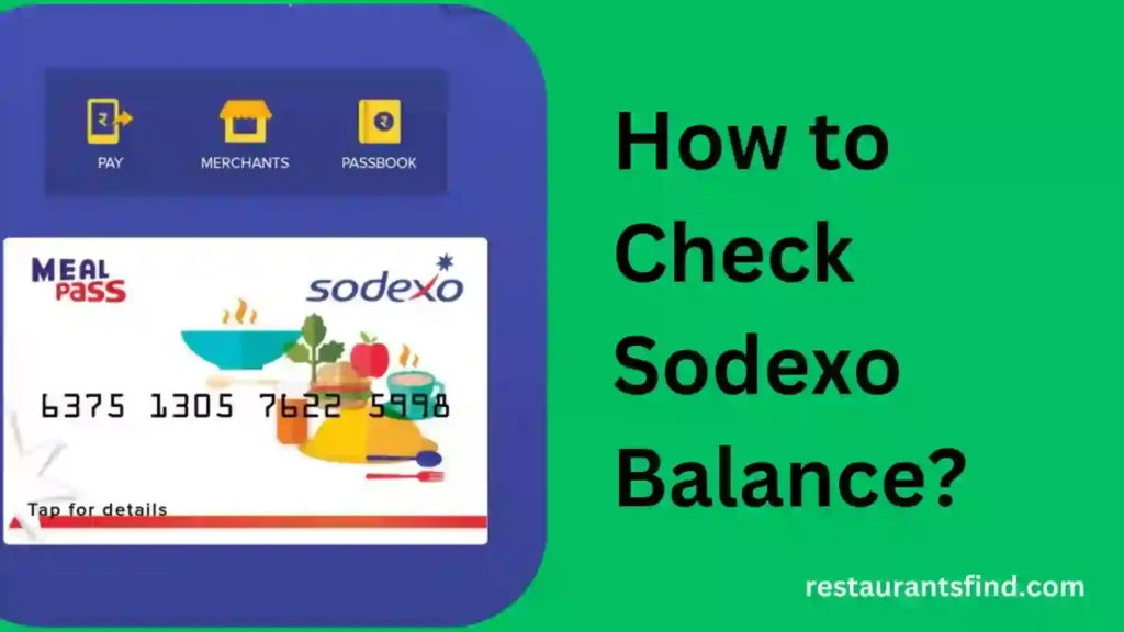 How to Check Sodexo Balance